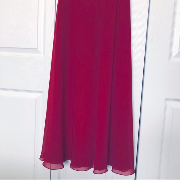 JJs House Dresses Nwt Jjs House Burgundy Long Flowing Gown Poshmark